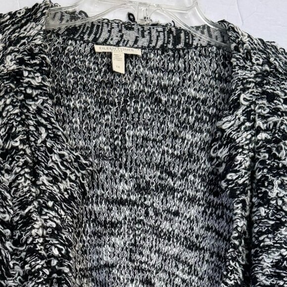 EILEEN FISHER Organic Cotton Jacket Cardigan Knit Soft Boucle Textured Shag 1X - Picture 13 of 16